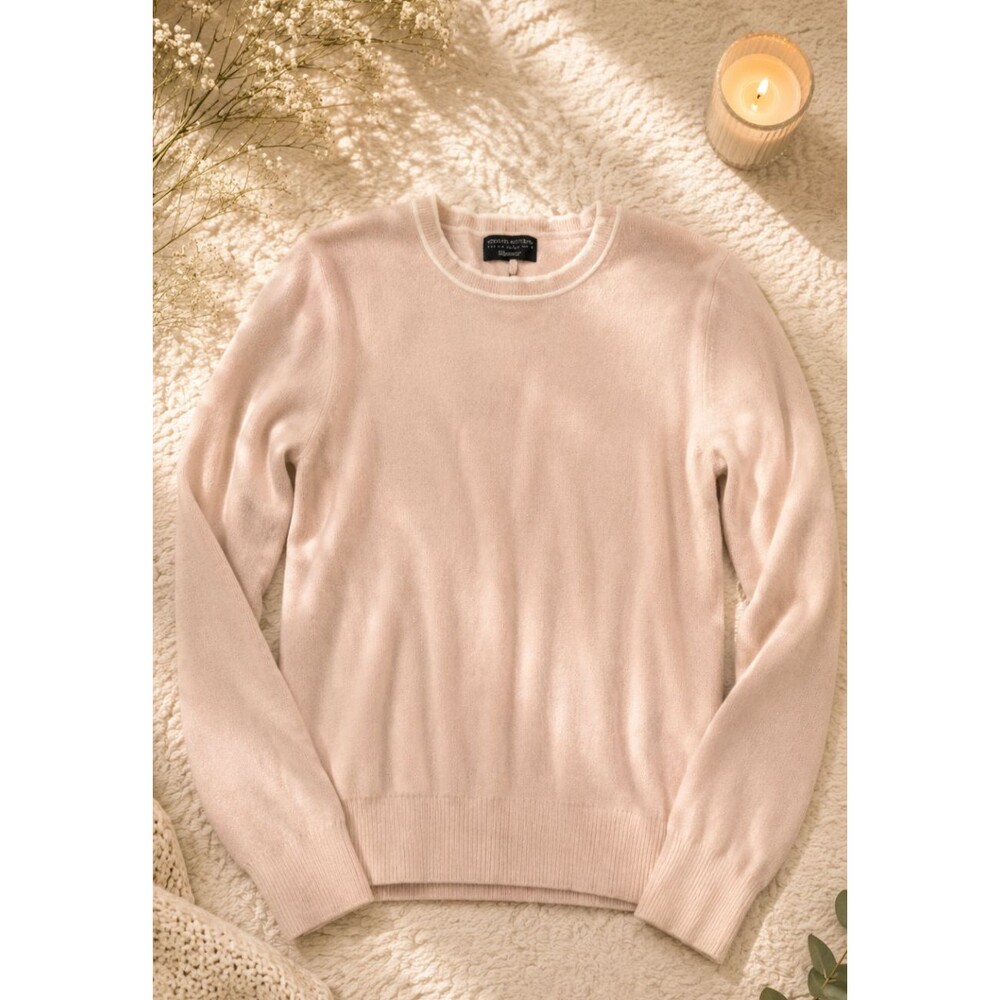 Banana Republic Filpucci Fine Italian Yarn Cashmere Sweater Pink Small Luxury